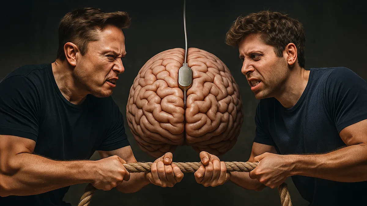 Musk und Altman beim Tauziehen um Gehirn-Interface